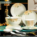 Bone China Dinnerware Set Floral Design