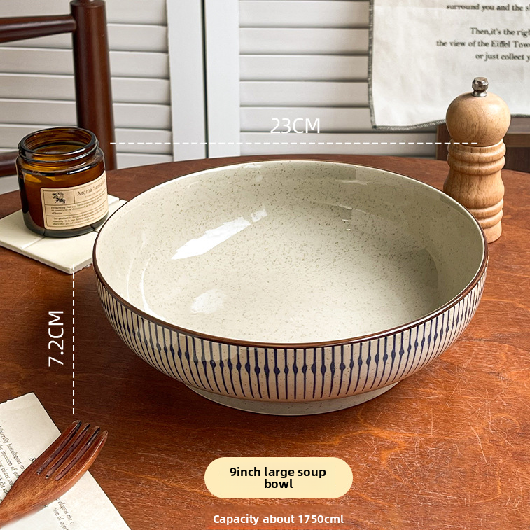 Japanese Ceramic Bowl and Plate Set