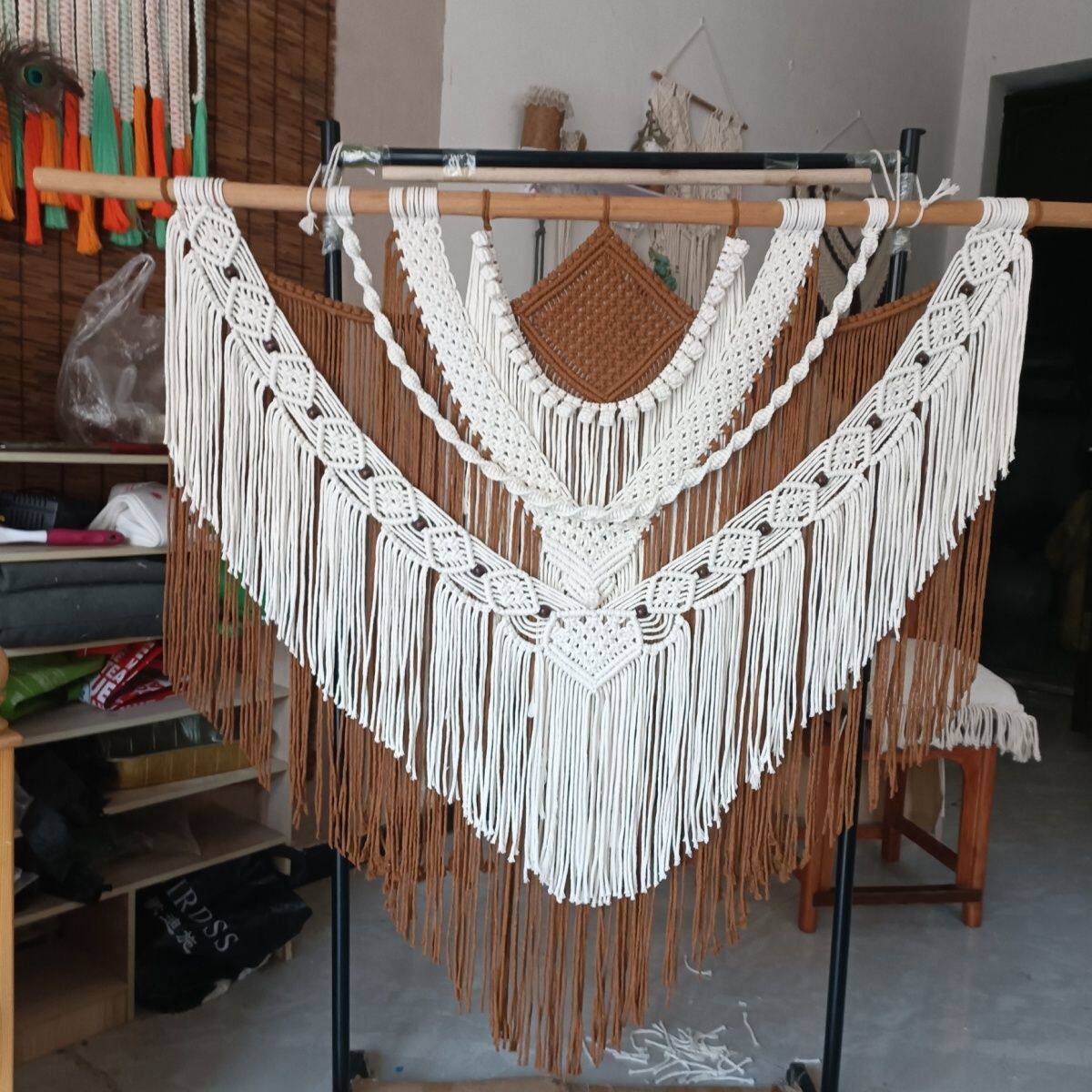 Hand-Woven Bohemian Wall Tapestry