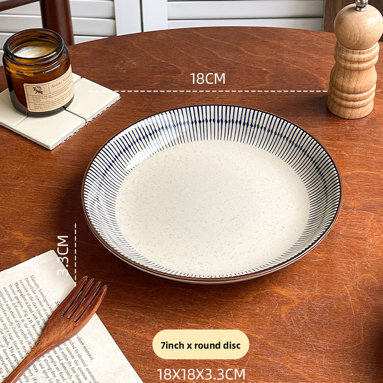 Japanese Ceramic Bowl and Plate Set